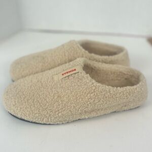 Bombas Sunday Sherpa Slippers Women’s 10 Creamy Beige Slip On